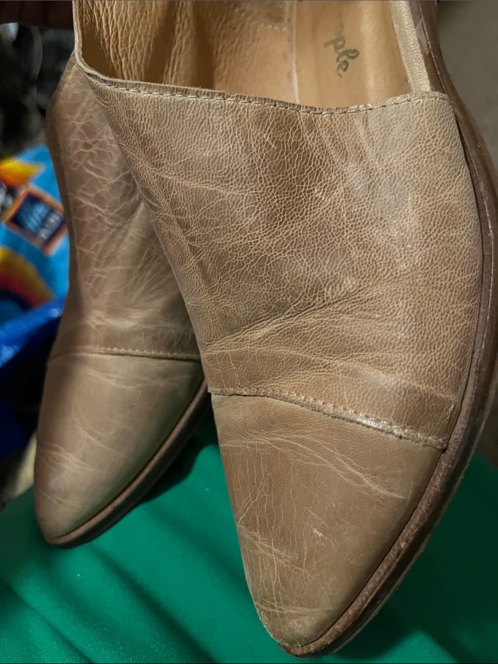 Free People Taupe Suede D'Orsay Flats - Picture 6 of 6